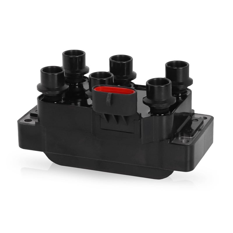 ENA Ignition Coil Pack Compatible with Ford Mazda Mercury F150 E150 E250 Econoline Mustang Ranger Taurus Windstar B3000 Cougar Mystique Sable Thunderbird 3.0L 3.8L 4.2L V6 Replacement For FD488 C901 - Image 1